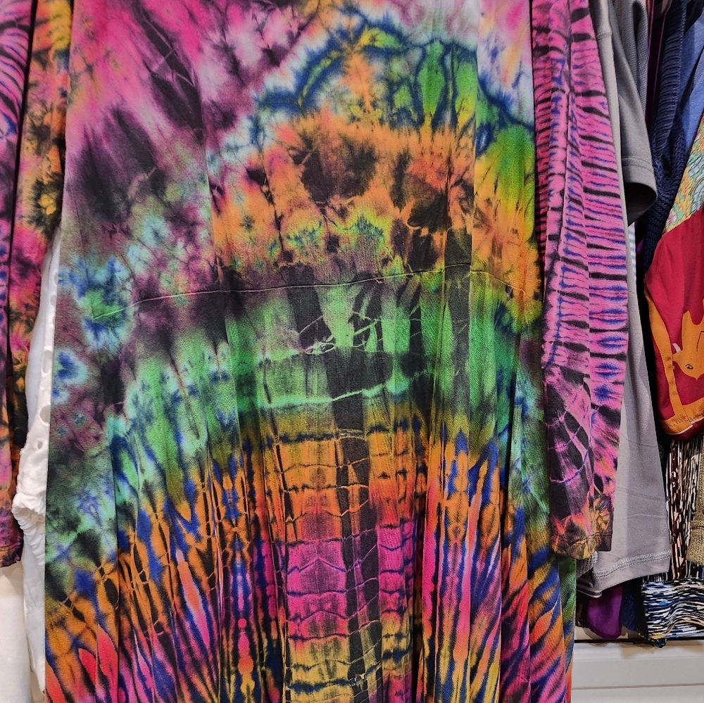 Vibrant Tie-Dye Skirt